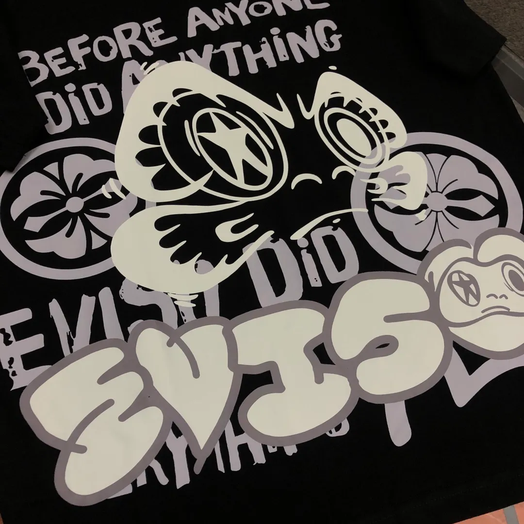 EVISU 2024ss New Arrival T ⚠ ⚠ ⚠ Quality Same Style EVISU ， ， Classic ， ， 。 Size : S ～ XXL S 44 96 68 100-120 M 46 102 70 120-140 L 48 108 72 140-160 XL 50 116 74 160-180 XXL 52 122 76 180